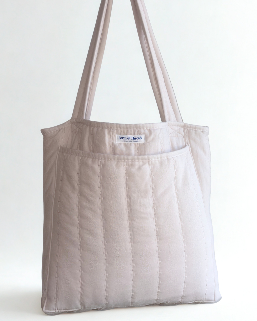 Dusty Rose Quilted Tote - Regular
