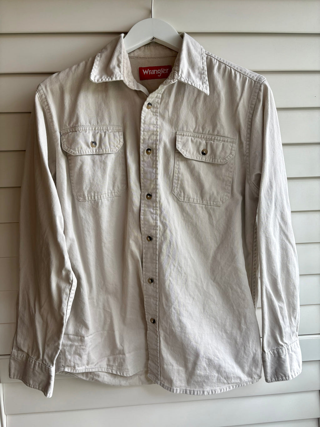 Khaki Denim Button Down