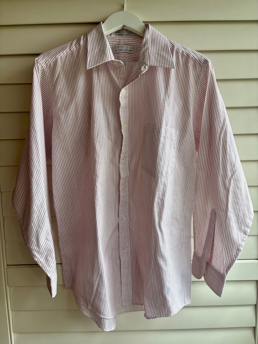 Red Striped Button Down
