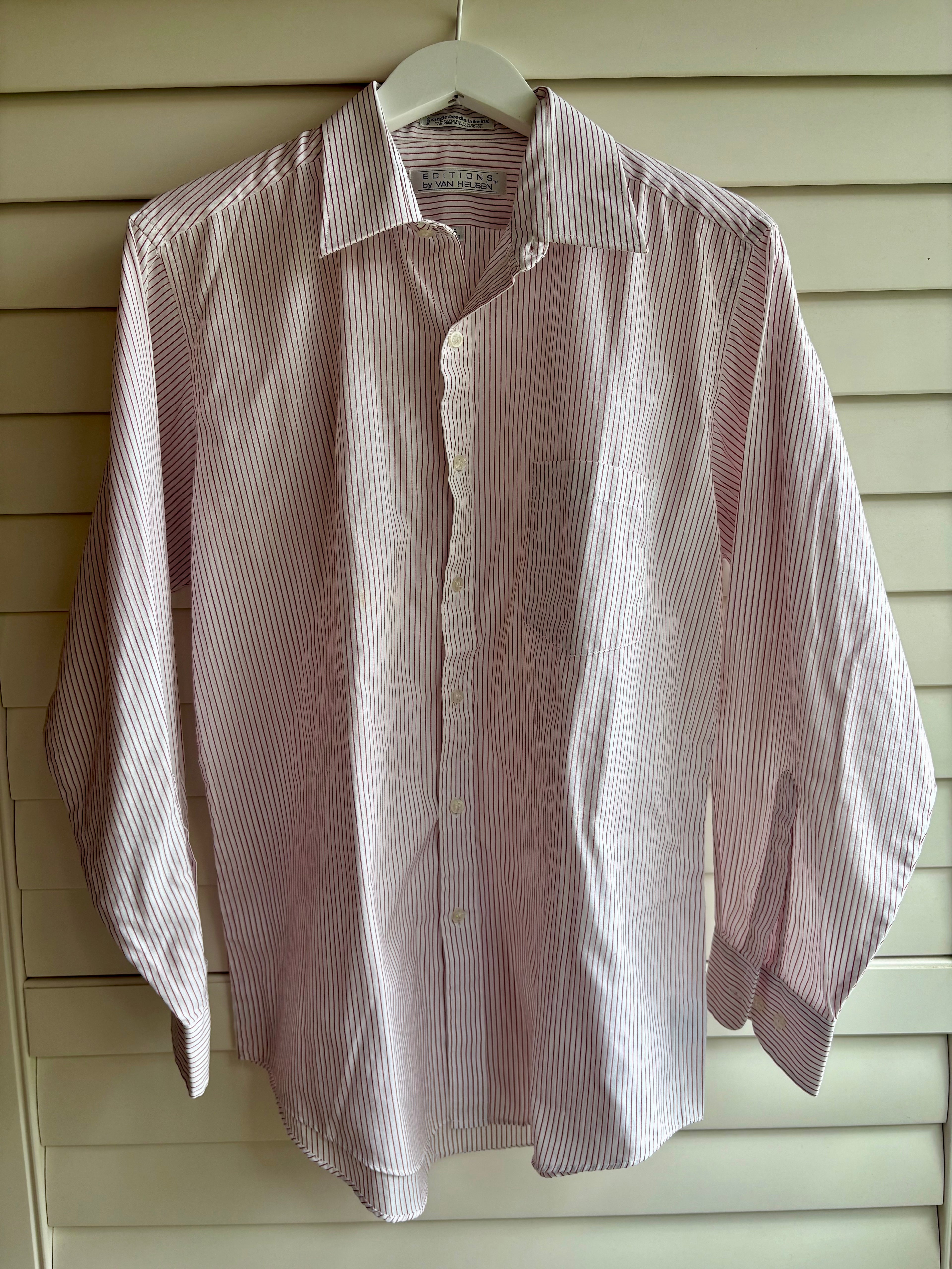 Red Striped Button Down