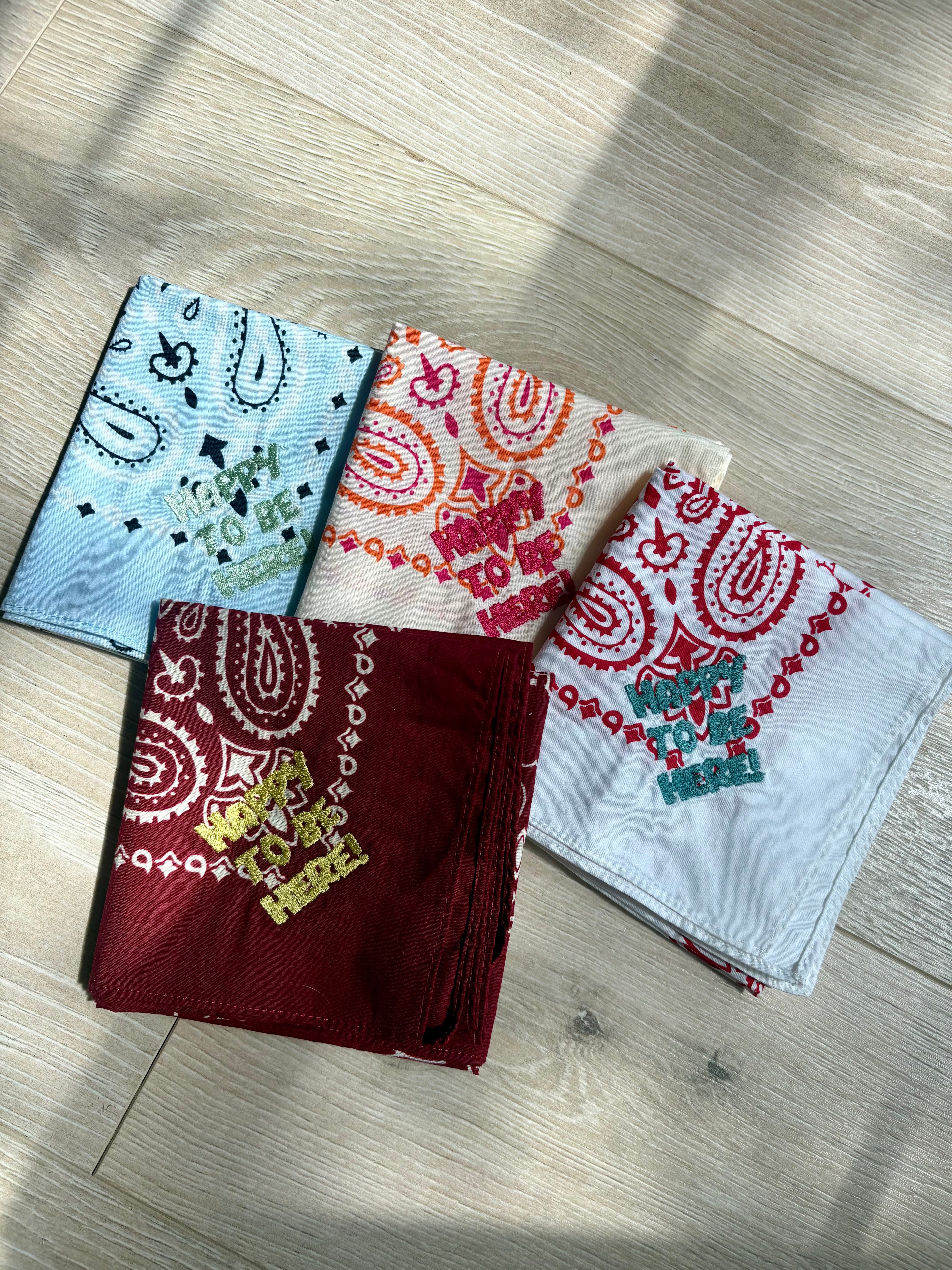 "Happy to be here!" Bandana