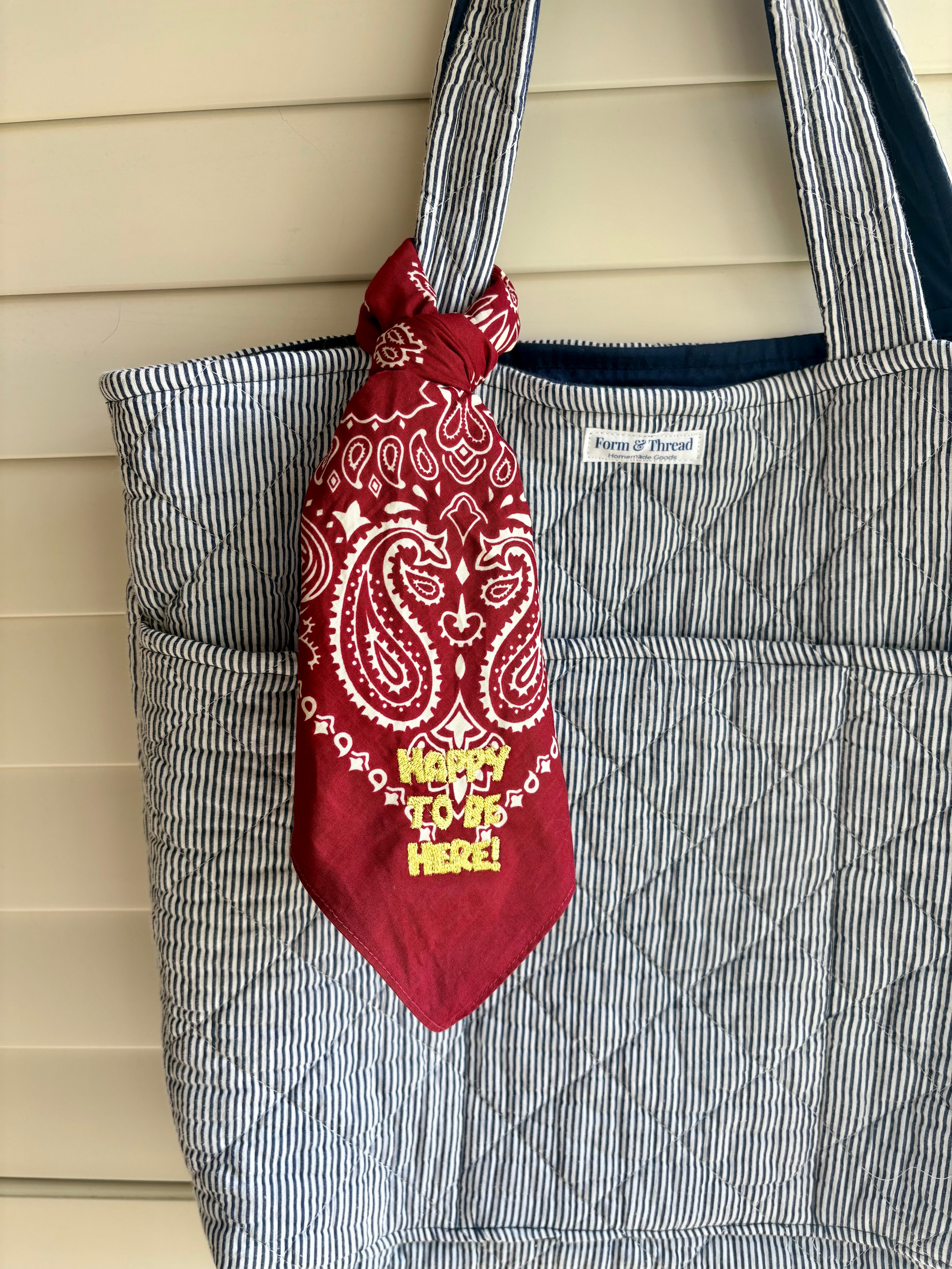 "Happy to be here!" Bandana
